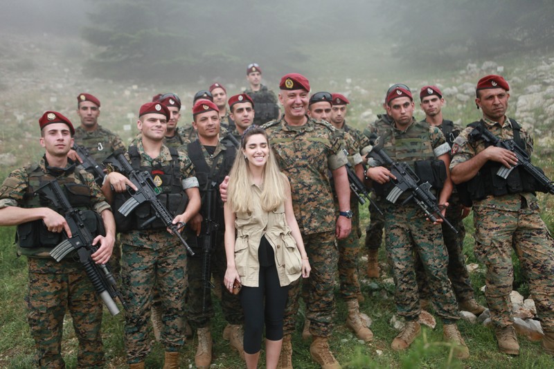 Cedar tree in memory of the Lebanese Commandos Regiment founder